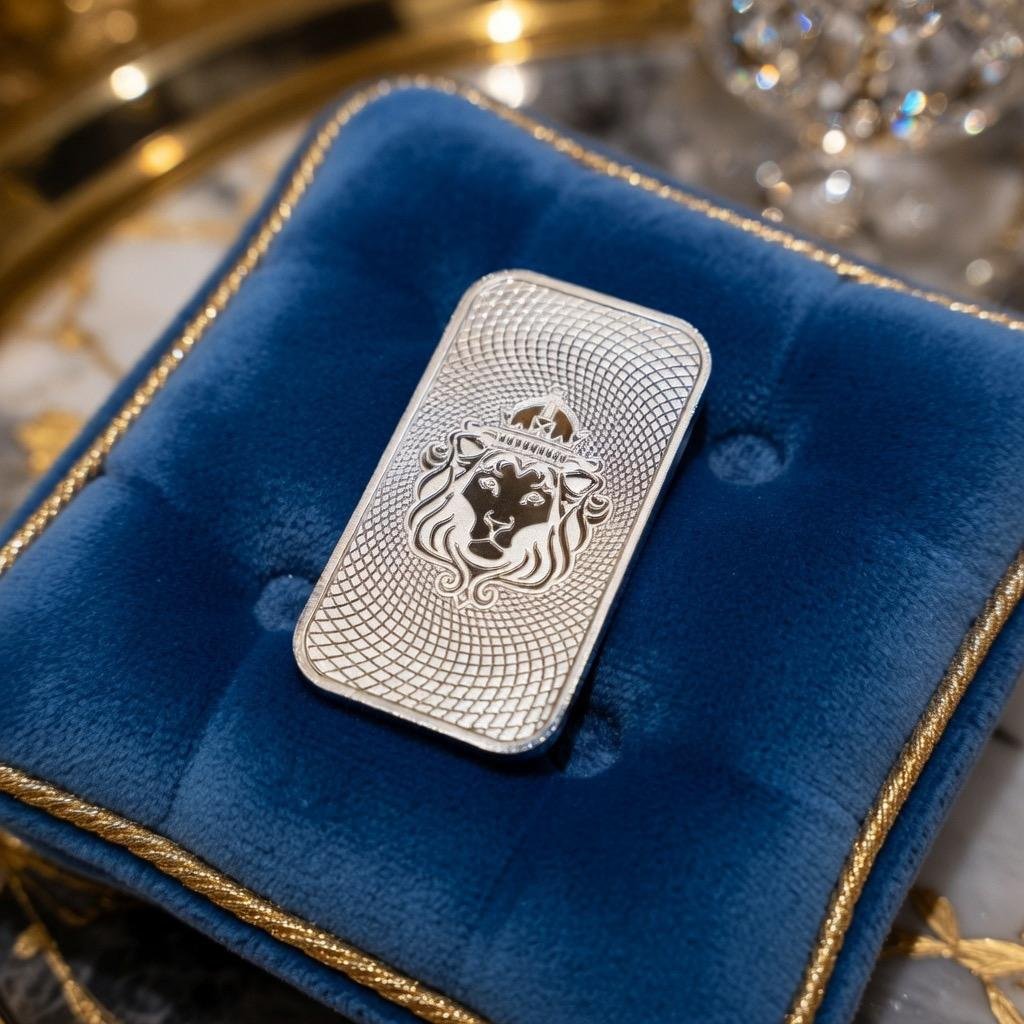 Lingot d’Argent 1 once – Scottsdale Mint – Lion Couronné – .999 Fine Silver – Exonéré de TVA (Origine Suisse) – Image 2